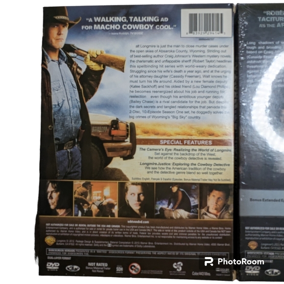 Longmire DVD Seasons 1, 2 & 3 First Season Used, Seasons 2 & 3 New & Sealed - Picture 7 of 9